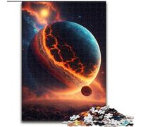 Puzzle da 1000 pezzi "Pianeta Gassoso Gigante" in legno, idea regalo unica per la casa fai da te 50x75cm per adolescenti e famiglie, decorazione fai da te perfetta e sfida rompicapo