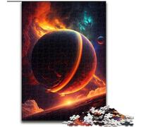 Puzzle da 1000 pezzi Pianeta Gigante Gassoso in legno, idea regalo per le feste, opera d'arte umoristica, opera d'arte dettagliata 50x75cm, Natale o compleanni