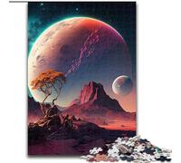 Puzzle da 1000 pezzi Pianeta misterioso, regalo di Natale per adolescenti, antistress, fantastico per la famiglia (dimensioni 26x38cm)