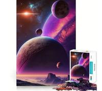Puzzle da 1000 pezzi "Pianeta Proxima Centauri B" per ragazzi, gioco di logica e logica, semplice e divertente, con bordi lisci, regalo elegante (38x26cm)