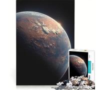 Puzzle da 1000 pezzi "Pianeta Rosso con Alba" gioco rompicapo rilassante e stimolante per l'intelletto regalo di compleanno regalo 50x75cm