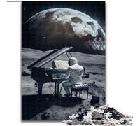 Puzzle da 1000 pezzi "Piano nello spazio" per adulti, rompicapo impegnativo, attività per famiglie, decorazione per la casa, regalo per le feste, dimensioni 38x26cm