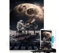 Puzzle da 1000 pezzi "Piano nello spazio" per ragazzi, ideale per stimolare la memoria, per il tempo libero a casa e per assemblare immagini Un regalo perfetto (50x75cm)