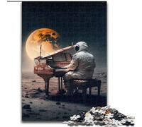 Puzzle da 1000 pezzi Pianoforte nello spazio Puzzle in cartone, con gioco interattivo per famiglie, bambini dai 14 anni in su, 1000 pezzi(26x38cm)