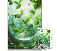 Puzzle da 1000 pezzi "Pianta in una bolla" per adulti, gioco interattivo di abilità cognitive, idea regalo unica e memorabile, dimensioni 50x75cm