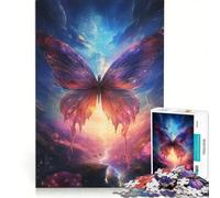 Puzzle da 1000 pezzi Pianure Celesti - Farfalla, gioco per famiglie, rilassante e stimolante per la mente, compleanno e Natale 50x75cm