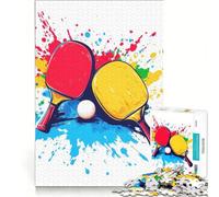 Puzzle da 1000 pezzi Ping Pong Paddle Splash gioco per famiglie attività divertenti da fare a casa compleanno e Natale 38x26cm