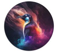 Puzzle da 1000 pezzi "Pinguino Nebulosa" per adulti, rompicapo impegnativo per adolescenti, divertente serata di giochi in famiglia, 67,5x67,5 cm