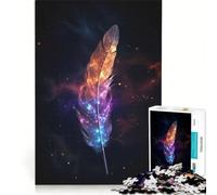 Puzzle da 1000 pezzi "Piuma Magica" gioco rompicapo rilassante e stimolante per l'intelletto ideale come regalo per tutta la famiglia 38x26cm