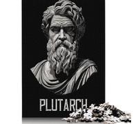 Puzzle da 1000 pezzi "Plutarco, filosofo greco", per adulti, difficoltà elevata, rafforza i rapporti tra i membri della famiglia (38x26 cm)