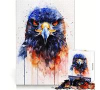 Puzzle da 1000 pezzi "Poliziotto" ad acquerello per adolescenti, ideale per stimolare la creatività, il relax e creare composizioni precise Regalo perfetto per le feste (50x75cm)