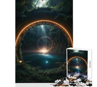 Puzzle da 1000 pezzi Ponte verso un altro mondo Decorazione per la casa Giocattoli Regalo di compleanno Gioco pratico Collezione di artisti Belle arti Dimensioni 38x52cm