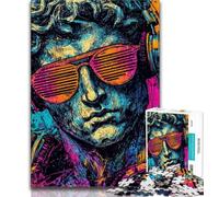 Puzzle da 1000 pezzi Pop-art Statua del David di Michelangelo Puzzle da 1000 pezzi per adulti e ragazzi giocattolo gioco intellettuale collezione di artisti belle arti (50x75cm)