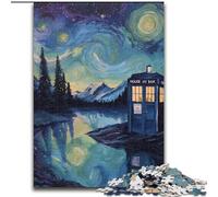 Puzzle da 1000 pezzi Porta sotto il cielo notturno con gioco interattivo per famiglie, bambini dai 14 anni in su (dimensioni 50x75cm)