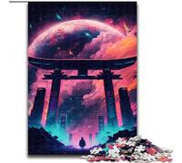 Puzzle da 1000 pezzi "Porta verso il Cosmo", puzzle in legno per adulti, dimensioni 50x75cm, attività divertente per tutta la famiglia, sfida per la mente, regalo perfetto per adolescenti