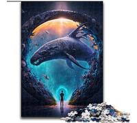 Puzzle da 1000 pezzi Portale dell'Acqua in legno, attività divertente per la casa 50x75cm, decorazione fai da te, regali per le vacanze che stimolano il cervello
