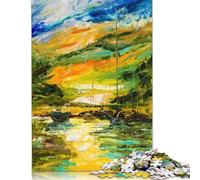 Puzzle da 1000 pezzi "Porto della Speranza" per adulti, difficoltà alta, giochi educativi, giocattolo, decorazione per la famiglia (38x26 cm)