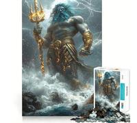 Puzzle da 1000 pezzi Poseidone, Signore degli Abissi per ragazzi, gioco di intelletto, per tutta la famiglia, con taglio di qualità (38x26cm)