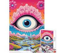 Puzzle da 1000 pezzi,poster psichedelico con LSD,giocattoli antistress,ottimo regalo per giochi impossibili,allena il tuo cervello e le tue mani,dimensioni 50x75cm