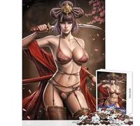 Puzzle da 1000 pezzi Principessa guerriera Decorazione per la casa Giocattoli Ottimo regalo Giochi educativi con poster abbinato e foglio di quiz Dimensioni 38x52cm