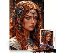 Puzzle da 1000 pezzi "Principessa Guerriera" per adolescenti, allenamento della memoria, evasione rilassante, taglio perfetto, regalo invernale (50x75cm)