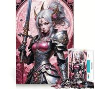 Puzzle da 1000 pezzi "Principessa Guerriera Radiosa" per adulti, gioco di logica, passatempo per la casa, bordi puliti, regalo delizioso (38x26cm)