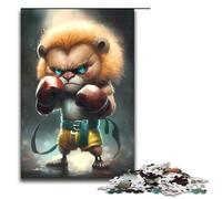 Puzzle da 1000 pezzi Pro Lion Cub Boxer Puzzle per adulti Adatto a coppie e adolescenti dai 14 anni in su 1000 pezzi