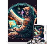 Puzzle da 1000 pezzi Programmatore nello spazio Giocattoli antistress Ottimo regalo per giochi educativi per artisti della collezione Belle arti Dimensioni 50x75cm