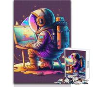 Puzzle da 1000 pezzi "Programmatore nello spazio" per adulti e adolescenti, gioco creativo di risoluzione dei problemi, idea regalo memorabile e sentita, dimensioni 50x75cm