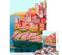 Puzzle da 1000 pezzi Puglia Giocattolo educativo Ottimo regalo per gioco educativo Adatto per la decorazione della scrivania Dimensioni 38x52cm