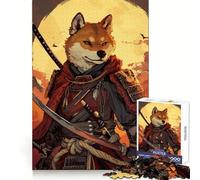 Puzzle da 1000 pezzi "Pull Dog Warrior" per ragazzi, gioco di intelligenza, divertimento in casa, taglio di qualità, regalo creativo (38x52cm)