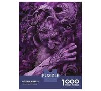 Puzzle Da 1000 Pezzi Purple Demon Art Print Puzzle Per Adulti Gioco Pratico Vacanza A Casa Passatempo Natale Compleanno Regali 52x38cm/1000pcs