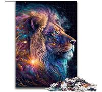 Puzzle da 1000 pezzi, puzzle a forma di stella e leone, per adulti, gioco rompicapo per adolescenti, regalo perfetto per le feste, dimensioni: 38x26cm