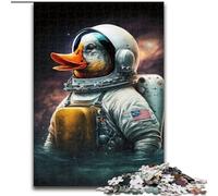 Puzzle da 1000 pezzi, puzzle astronauta e paperella per adulti, dimensioni 26x38cm, rompicapo fai da te stimolante per adolescenti