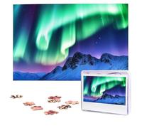 Puzzle da 1000 pezzi Puzzle aurora boreale per adulti Puzzle personalizzati da foto Immagine personalizzata Puzzle in legno Regali per Famiglia Matrimonio Compleanni Anniversari