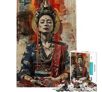 Puzzle da 1000 pezzi Puzzle cinese per donne adulte antistress per migliorare la memoria ideale come regalo per tutta la famiglia (dimensioni 50x75cm)