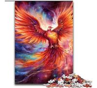 Puzzle da 1000 pezzi, puzzle colorati raffiguranti fenici, rompicapo impegnativo per adolescenti, perfetto per decorare la casa o come regalo (dimensioni 50x75cm)
