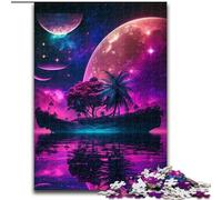 Puzzle da 1000 pezzi, Puzzle Cosmic Beach da 1000 pezzi per adulti, ideale per decorare casa e ufficio, regalo perfetto per il compleanno (dimensioni 26x38cm)