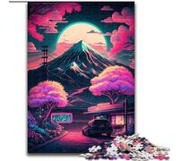 Puzzle da 1000 pezzi, puzzle del tempio giapponese, ideale per il divertimento in famiglia, regalo perfetto per feste e compleanni (dimensioni 50x75cm)