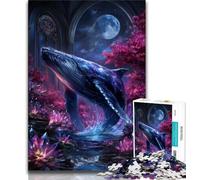 Puzzle da 1000 pezzi puzzle di balene misteriose per adulti e adolescenti 1000 pezzi gioco educativo per compleanni e Natale per bambini dai 14 anni in su (50x75cm)