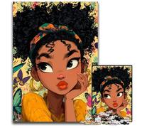 Puzzle da 1000 pezzi, puzzle di cartone raffigurante una donna americana, rompicapo impegnativo per adolescenti, divertente serata di giochi in famiglia, 26x38cm