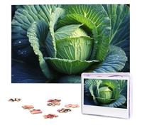 Puzzle da 1000 pezzi, puzzle di cavolo luminoso per adulti impegnativo puzzle con immagine personalizzata puzzle in legno 75 x 50 cm