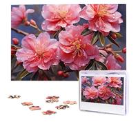 Puzzle da 1000 pezzi - Puzzle di fiori primaverili per adulti impegnativi puzzle con immagine personalizzata puzzle in legno 75 x 50 cm
