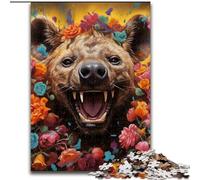 Puzzle da 1000 pezzi, puzzle di iene per adulti, dimensioni 26x38cm, per adolescenti e famiglie, decorazioni fai da te perfette e sfide stimolanti.