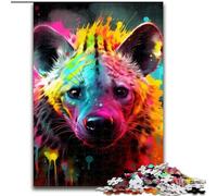 Puzzle da 1000 pezzi, puzzle di iene per adulti, dimensioni 50x75cm, per adolescenti e famiglie, decorazioni fai da te perfette e sfide stimolanti.