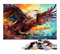 Puzzle da 1000 pezzi puzzle fantasy Falcon colorato per bambini puzzle in legno giochi educativi per adulti 1000 pezzi (75x50 cm)