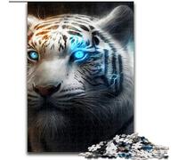 Puzzle da 1000 pezzi, Puzzle Fantasy Tiger da 1000 pezzi, Puzzle fai da te impegnativo, Gioco interattivo per famiglie (Dimensioni 50x75cm)