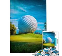 Puzzle da 1000 pezzi Puzzle gigante a forma di pallina da golf per adulti antistress stimolante per l'analisi e la logica ideale come regalo per tutta la famiglia (dimensioni 38x26cm)