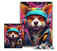 Puzzle da 1000 pezzi, puzzle in legno con cane meccanico, 50x75cm, gioco interattivo per famiglie, decorazioni fai da te per la casa, sfida per il cervello, regalo