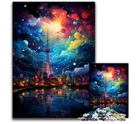 Puzzle da 1000 pezzi puzzle in legno della meravigliosa città notturna per adolescenti e divertimento in famiglia gioco rompicapo fai da te regalo 1000 pezzi (75x50 cm)